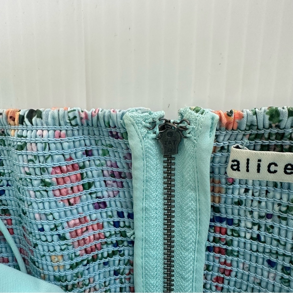 Alice + Olivia Ceresi Floral Smocked Bandeau Top, 6 - Picture 10 of 15